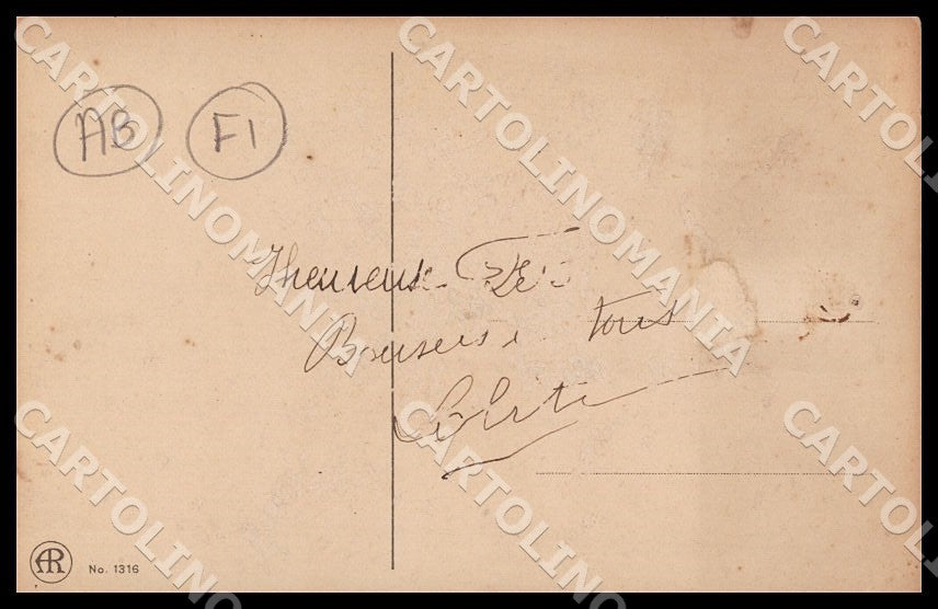 Artist Ebner Pauli Children August Roekl 1316 ABRADED HOLES postcard CT0454 – retro
