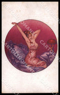 Artist Sager X. Art Deco Glamour Risque Lady Noyer 147 postcard CT0484 – fronte