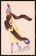 Artist Sager X. Art Deco Fashion Lady Noyer Série N° 36 postcard CT0499 – fronte