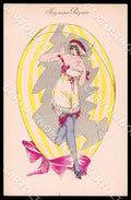 Artist Sager X. Risque Glamour Lady Easter Noyer Série N° 68 postcard CT0510 – fronte
