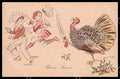 Artist Sager X. Cupid Turkey Children New Year Noyer Série N° 5 postcard CT0524 – fronte