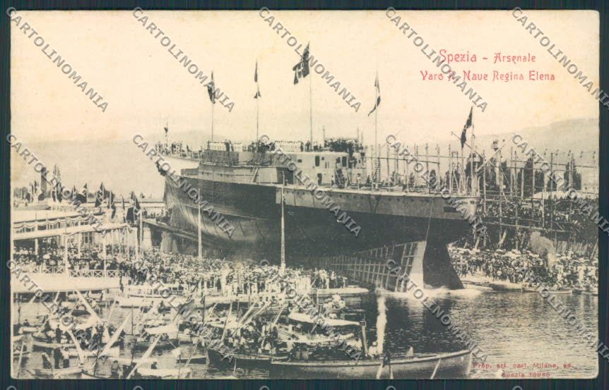 La Spezia Varo Nave Marina cartolina EE0883 – fronte