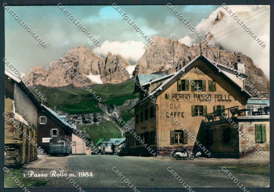 Belluno Passo Rolle Foto FG cartolina EE0939 – fronte