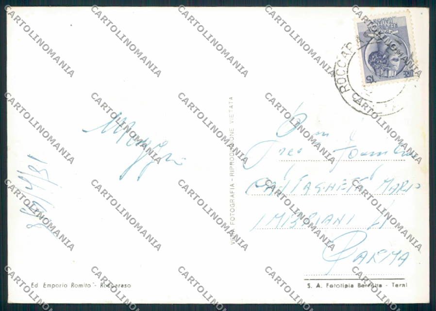 L'Aquila Roccaraso Seggiovia Foto FG cartolina EE0943 – retro
