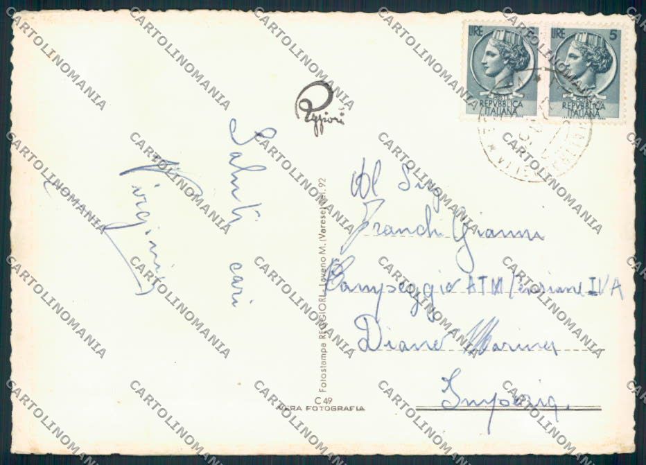 Varese Porto Valtravaglia Foto FG cartolina EE0944 – retro