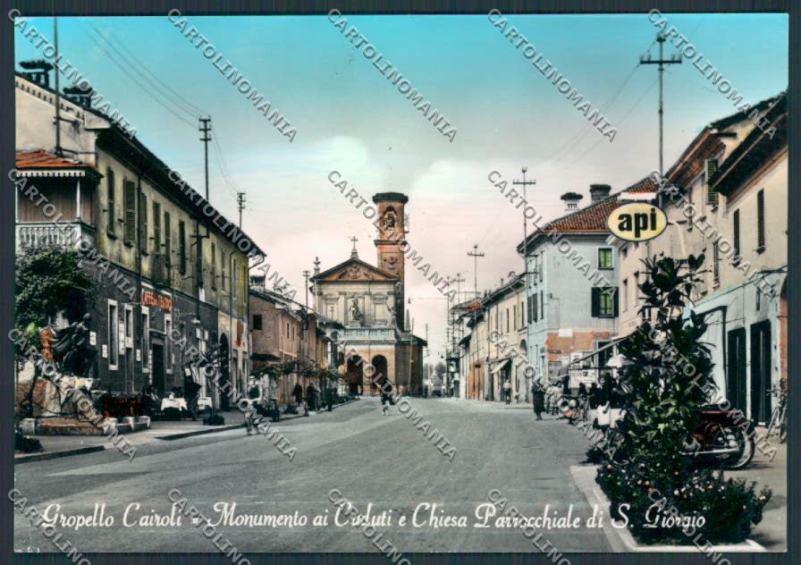 Pavia Gropello Cairoli Foto FG cartolina EE0954 – fronte