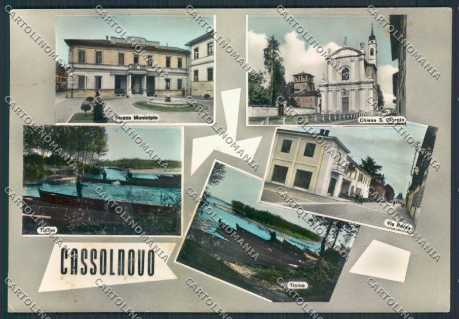 Pavia Cassolnovo Foto FG cartolina EE0956 – fronte
