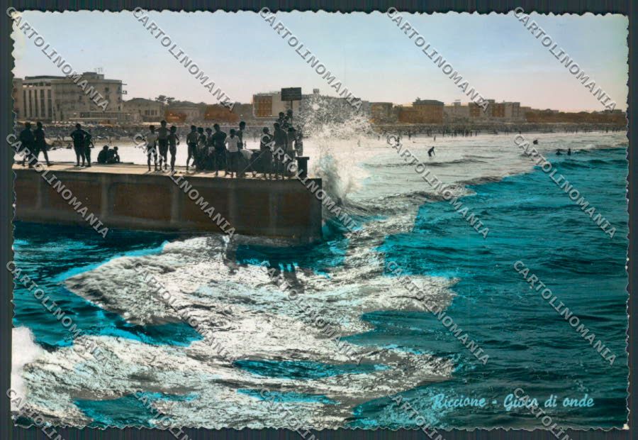 Rimini Riccione Foto FG cartolina EE0965 – fronte