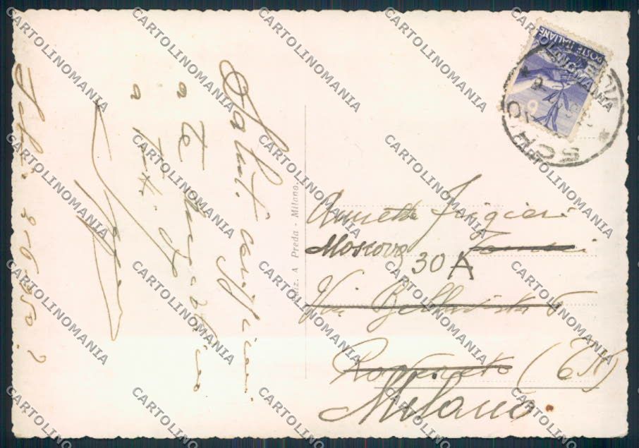 Lecco Battello Foto FG cartolina EE0980 – retro