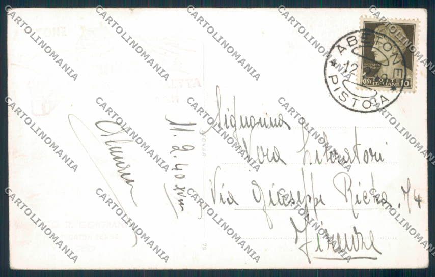 Pistoia Abetone Foto cartolina EE1005 – retro