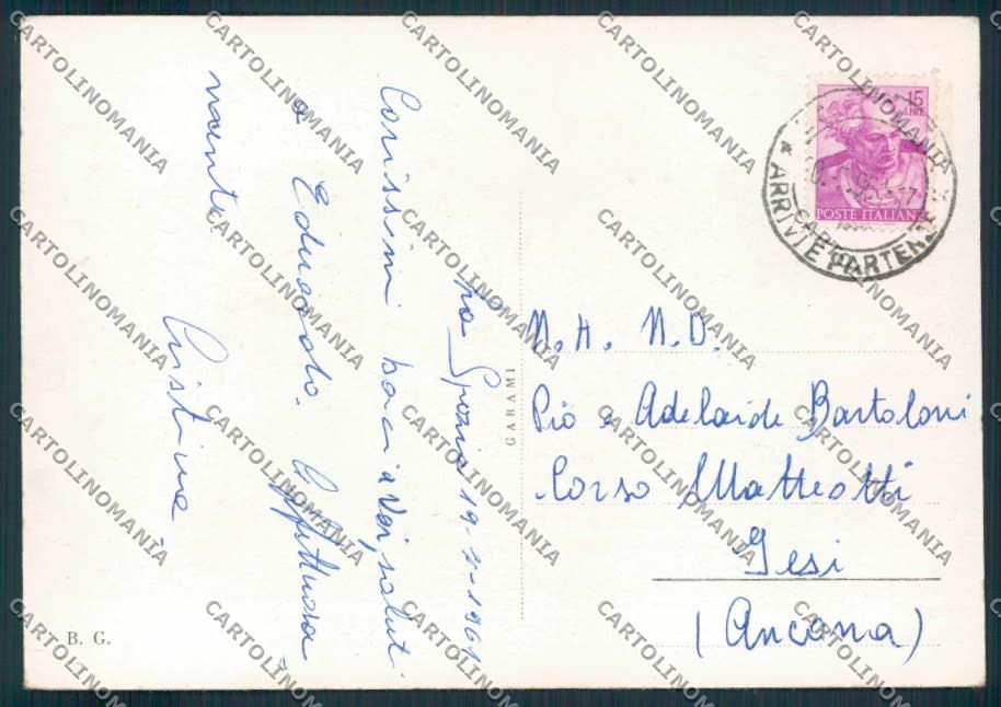 La Spezia FG cartolina EE1062 – retro