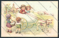 Bertiglia Children Augurale Easter cartolina EE1432 – fronte