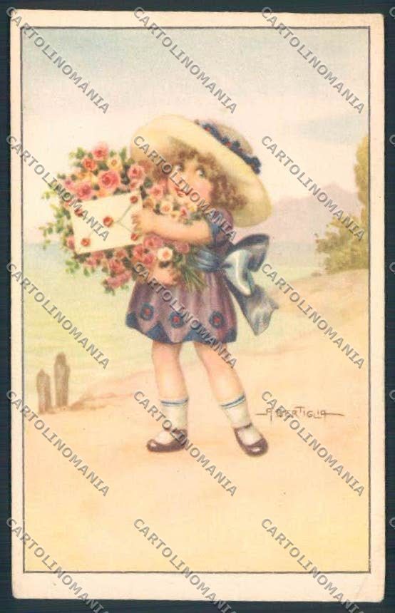 Bertiglia Children cartolina EE2074 – fronte