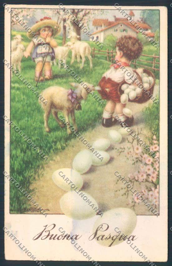 Bertiglia Children STRAPPINO MACCHIA cartolina EE2301 – fronte