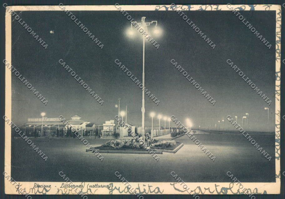 Rimini Riccione PIEGHINE FG cartolina EE3120 – fronte
