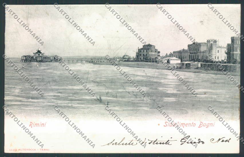 Rimini Città cartolina EE3124 – fronte