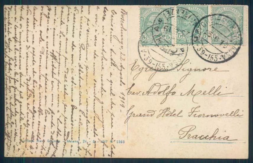 Modena Monte Cimone Osservatorio cartolina EE3125 – retro