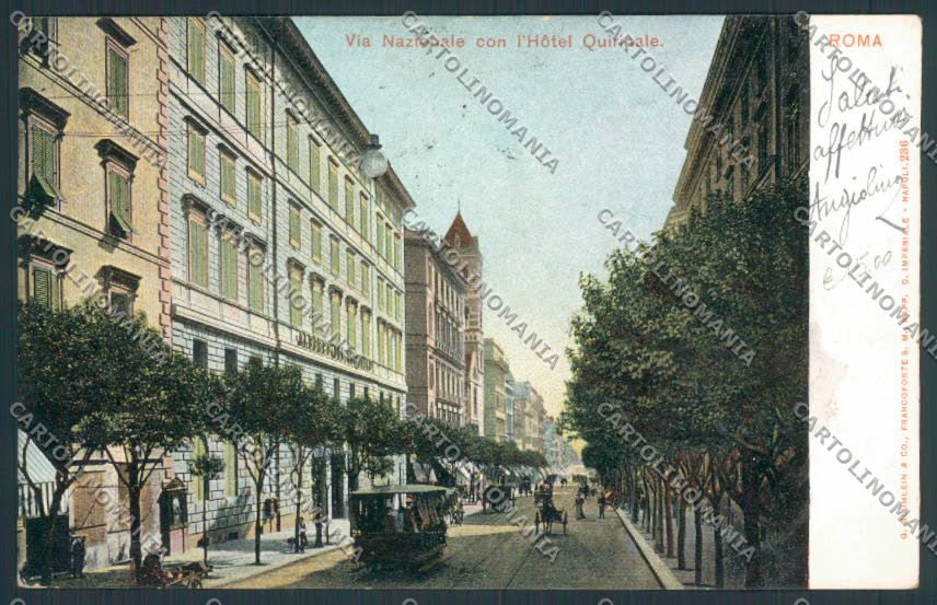 Roma Città Tram cartolina EE3135 – fronte