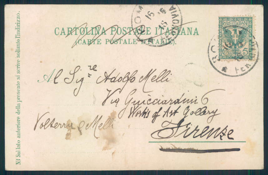 Roma Città Tram cartolina EE3135 – retro