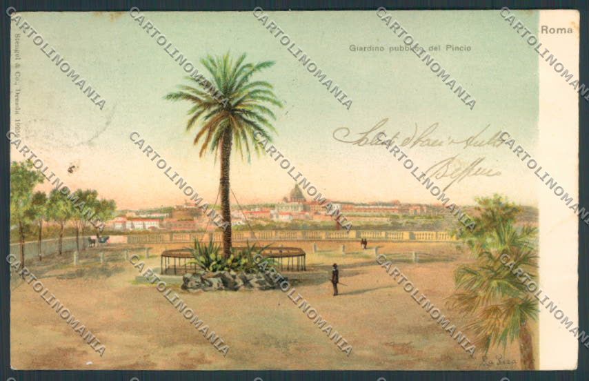 Roma Città Pincio cartolina EE3142 – fronte