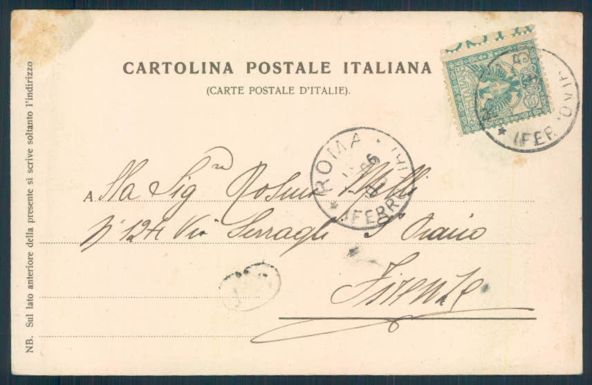 Roma Città Pincio cartolina EE3142 – retro