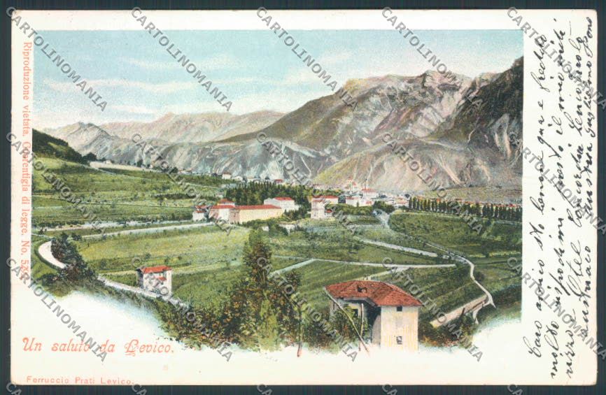 Trento Levico cartolina EE3184 – fronte
