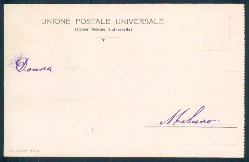 Milano Esposizione Taddio ABRASA cartolina EE3213 – retro