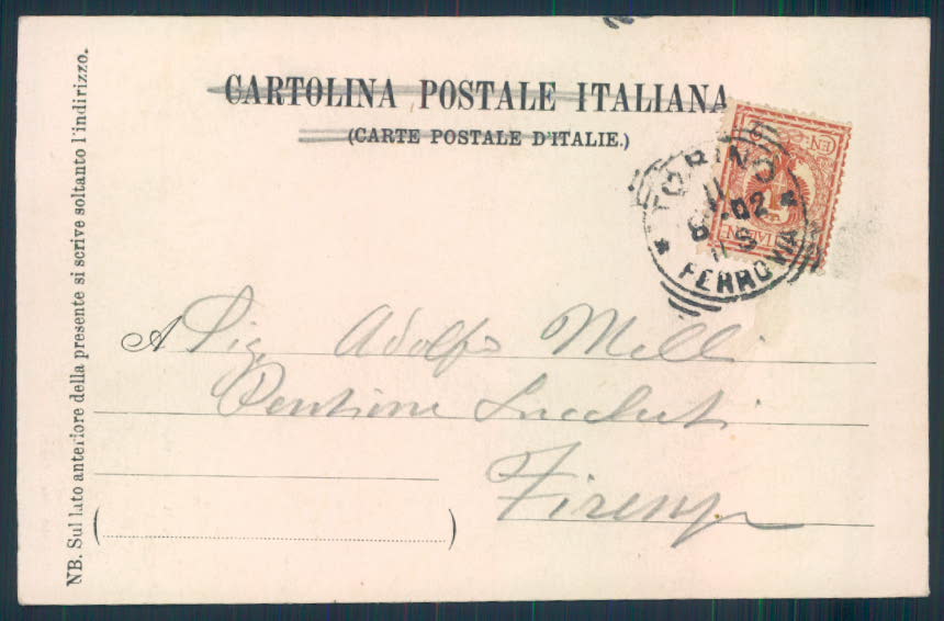 Torino Città Garibaldi cartolina EE3220 – retro