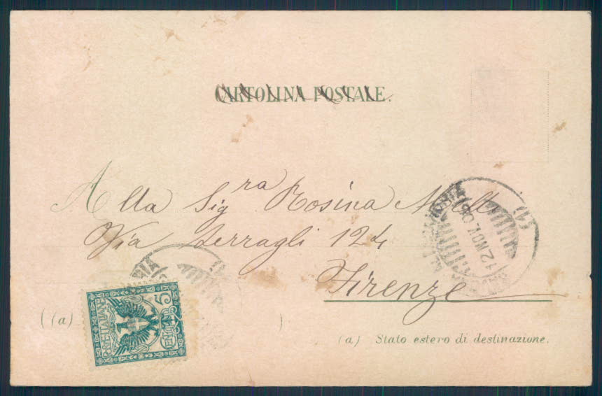 Alessandria Acqui cartolina EE3225 – retro