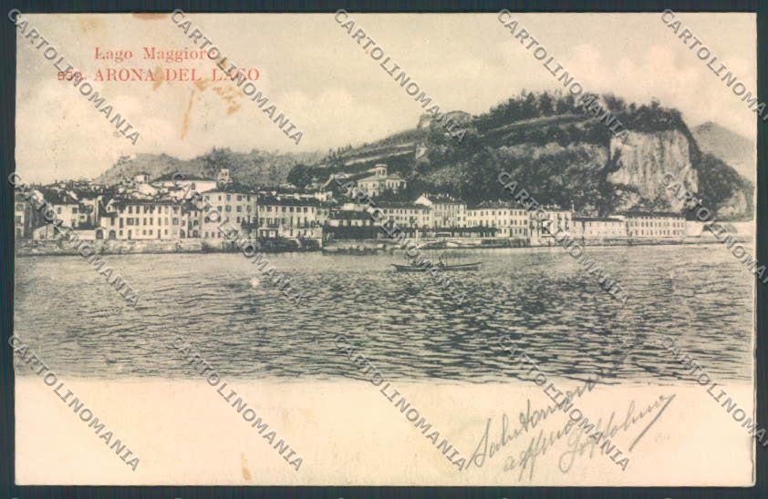 Novara Arona cartolina EE3236 – fronte
