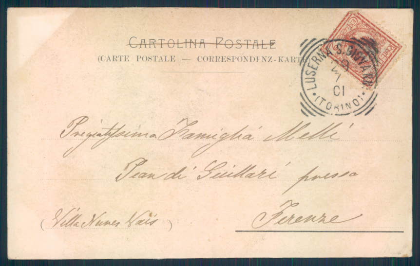 Torino Luserna San Giovanni cartolina EE3237 – retro