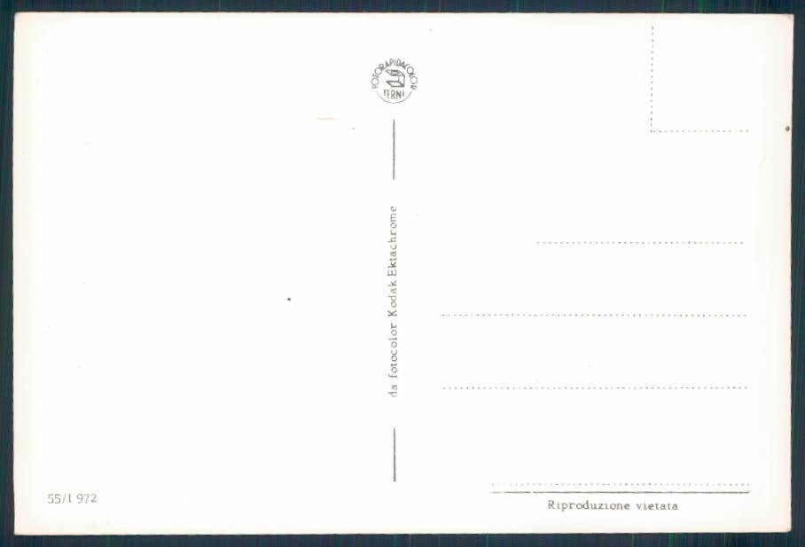 Terni Giove Foto FG cartolina EE3258 – retro