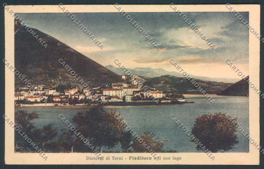 Terni Piediluco cartolina EE3281 – fronte