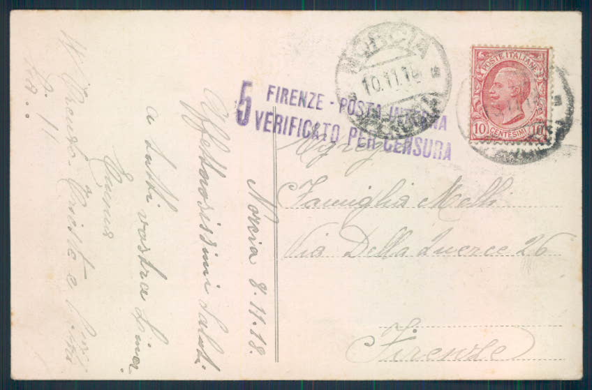Perugia Norcia cartolina EE3286 – retro