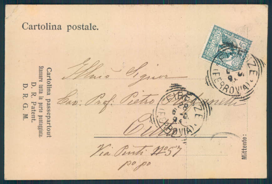 Firenze Città Sistems cartolina EE3288 – retro