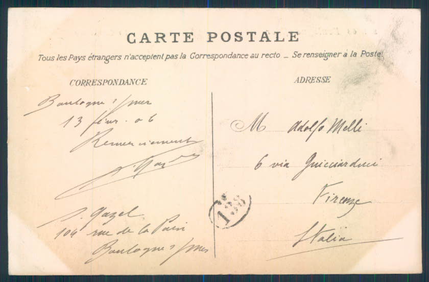 France Boulogne su Mer postcard cartolina EE3332 – retro
