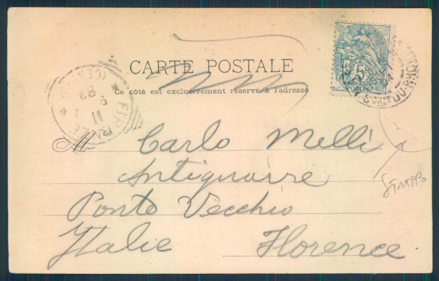France Cote Azur STRAPPO postcard cartolina EE3333 – retro