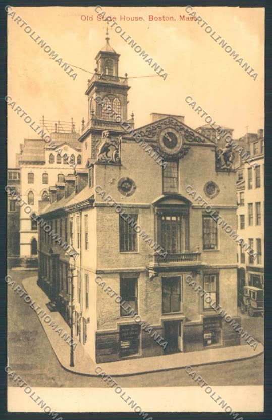 USA Boston postcard cartolina EE3335 – fronte