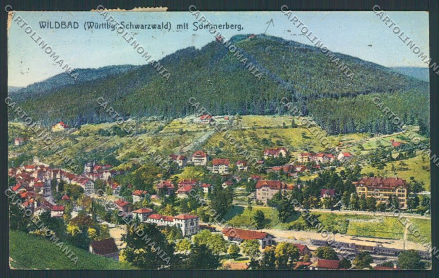 Germany Wilbad postcard cartolina EE3345 – fronte