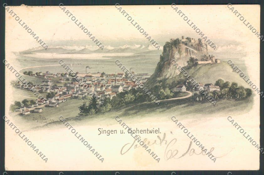 Germany Singen postcard cartolina EE3348 – fronte