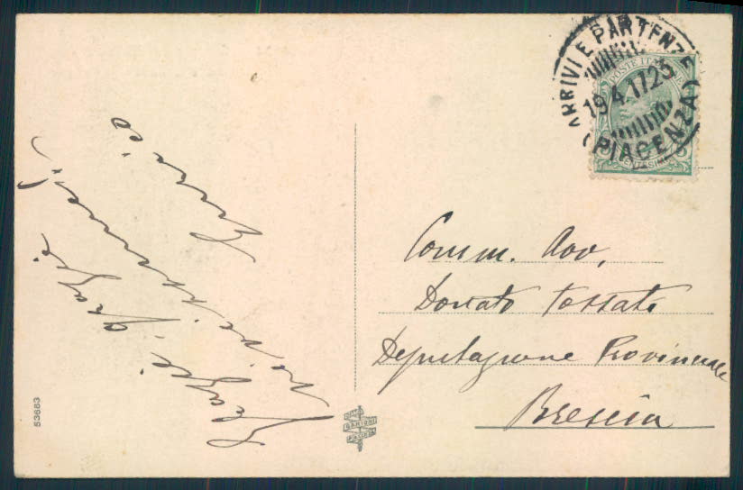 Piacenza Compagnia Automobilisti cartolina EE3678 – retro