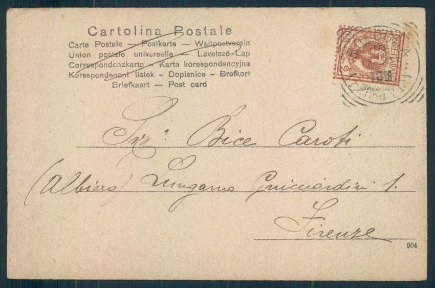 Bologna Città cartolina EE3680 – retro