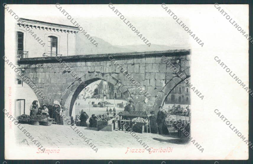 L'Aquila Sulmona mercato cartolina EE3688 – fronte