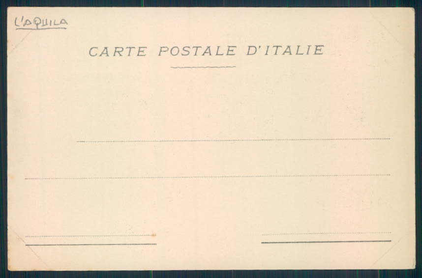 L'Aquila Sulmona mercato cartolina EE3688 – retro