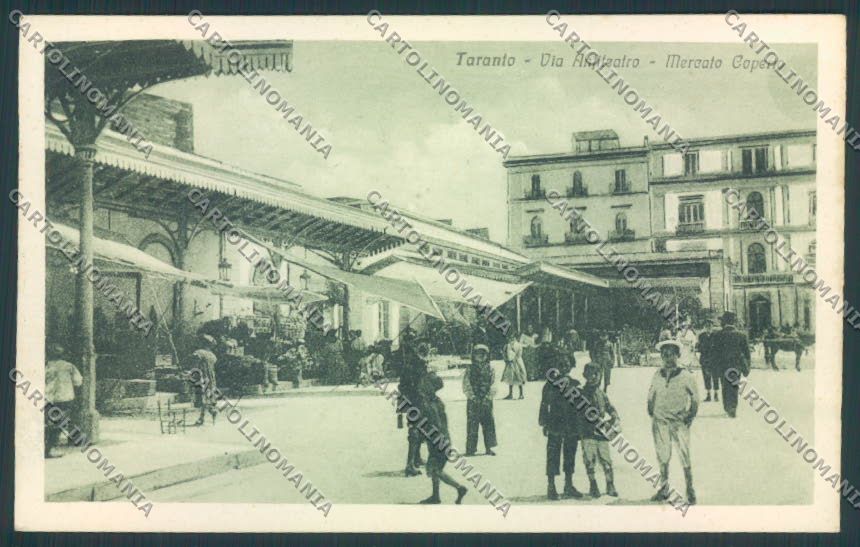 Taranto città mercato cartolina EE3698 – fronte