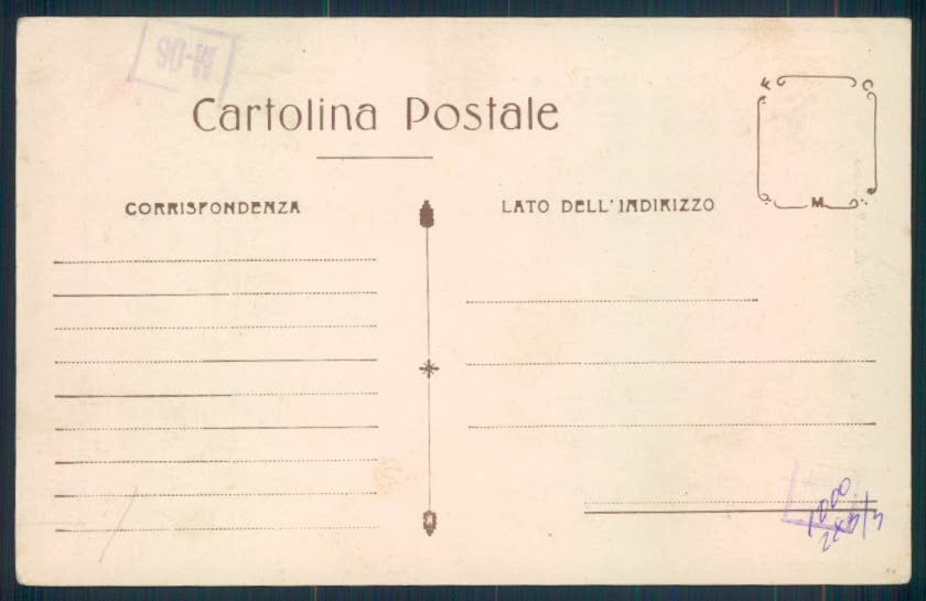 Como città Tram cartolina EE3708 – retro