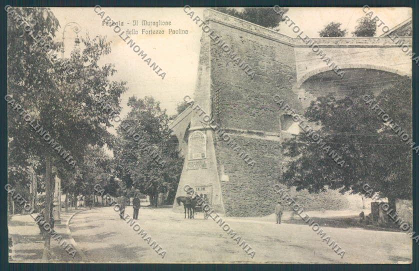 Perugia città PIEGA cartolina EE3720 – fronte
