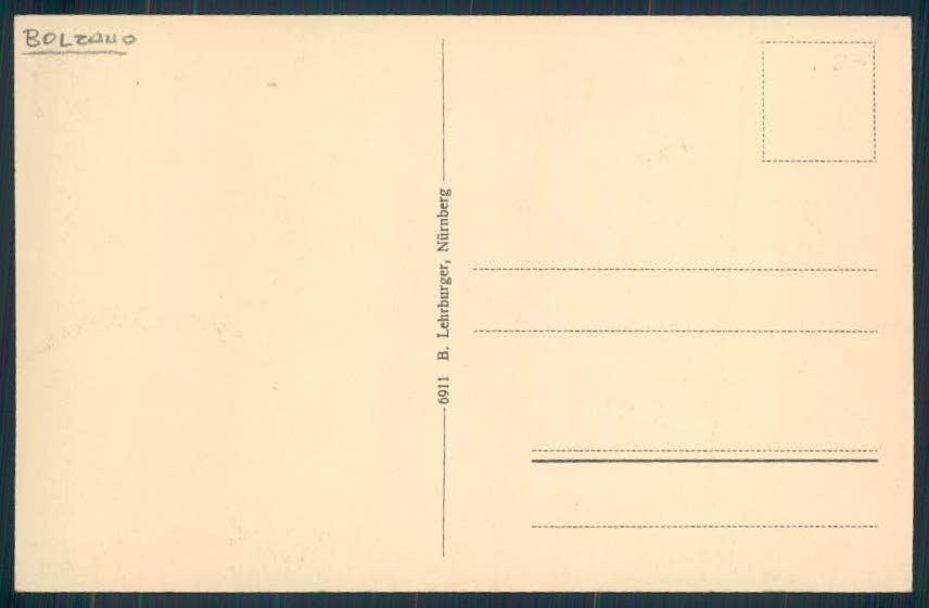 Bolzano Vipiteno cartolina EE3729 – retro