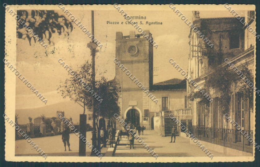 Messina Taormina cartolina EE3740 – fronte