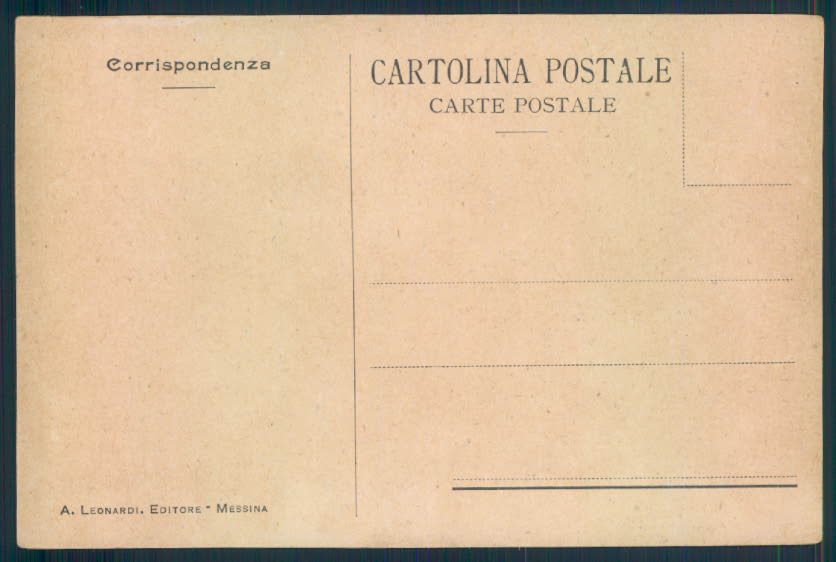 Messina città cartolina EE3745 – retro